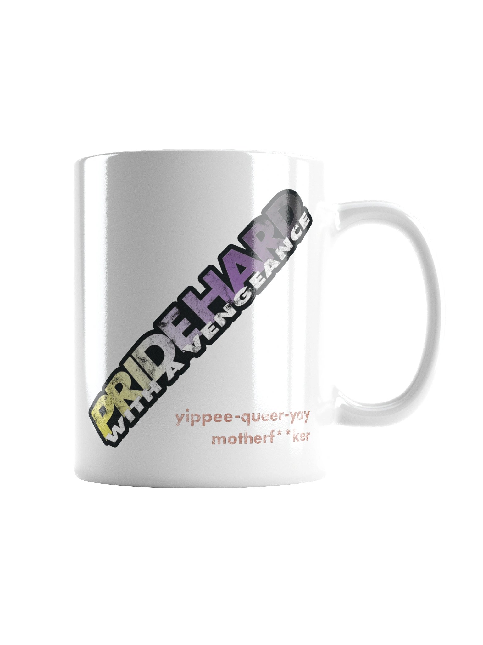 Non-binary "Pride Hard" Mug product image (2)