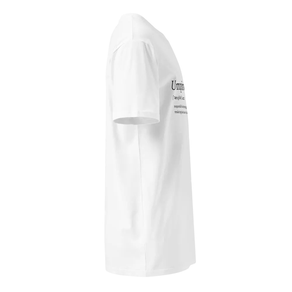 Umpire Definition T-Shirt - White product image (3)