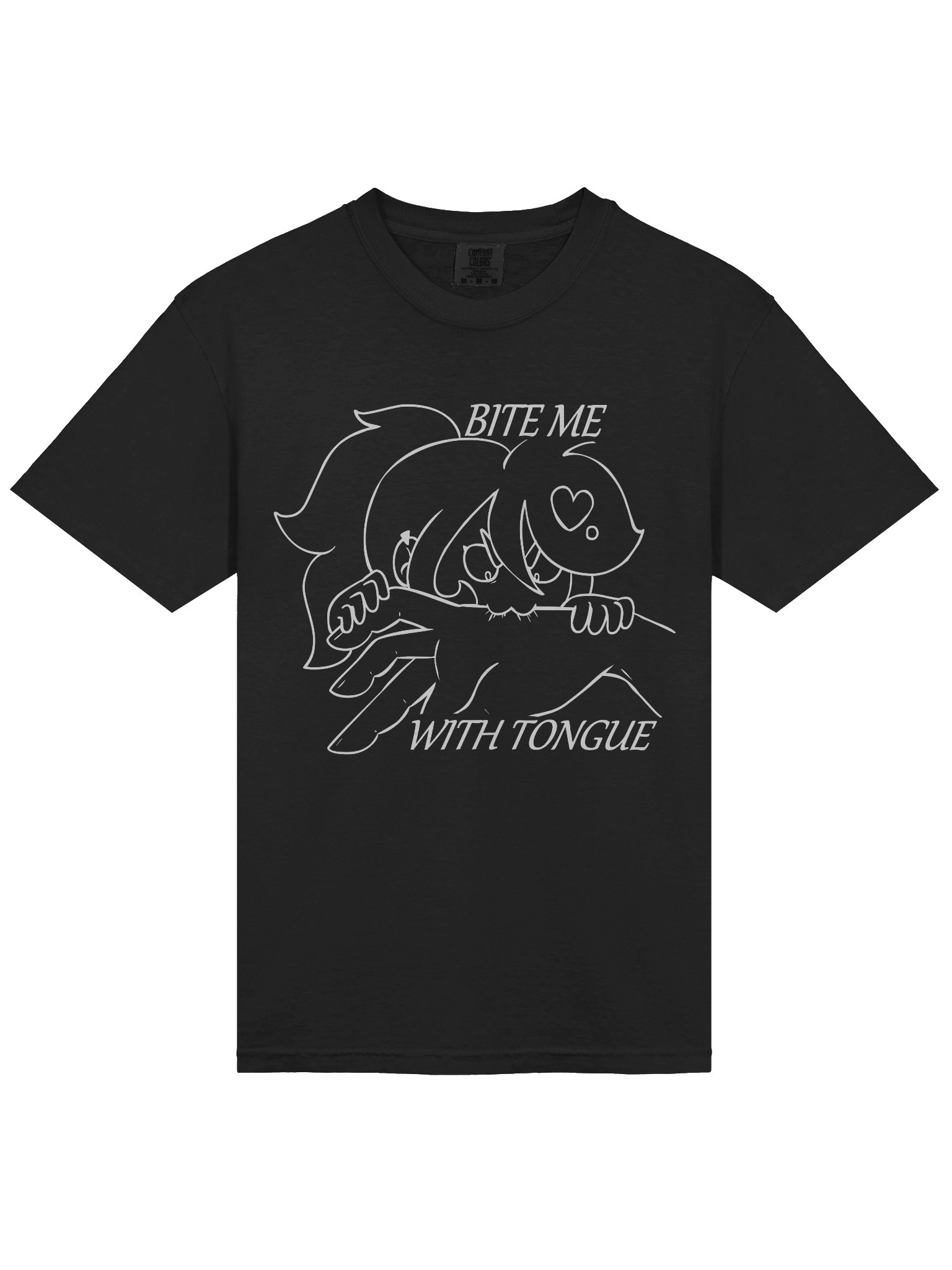 Bite me With Tongue - White product image (3)