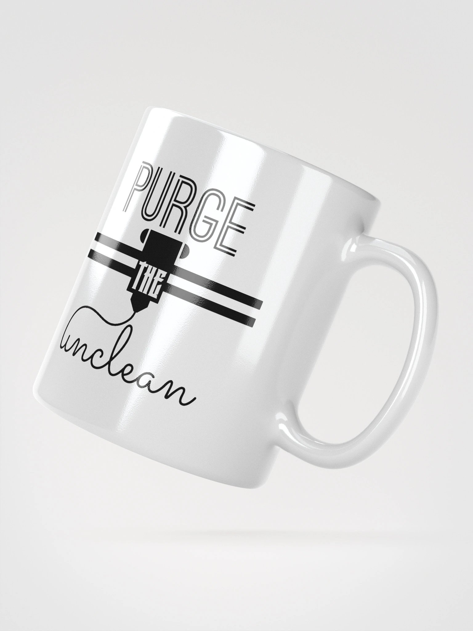 Purge the Unclean - White Ceramic Mug product image (4)