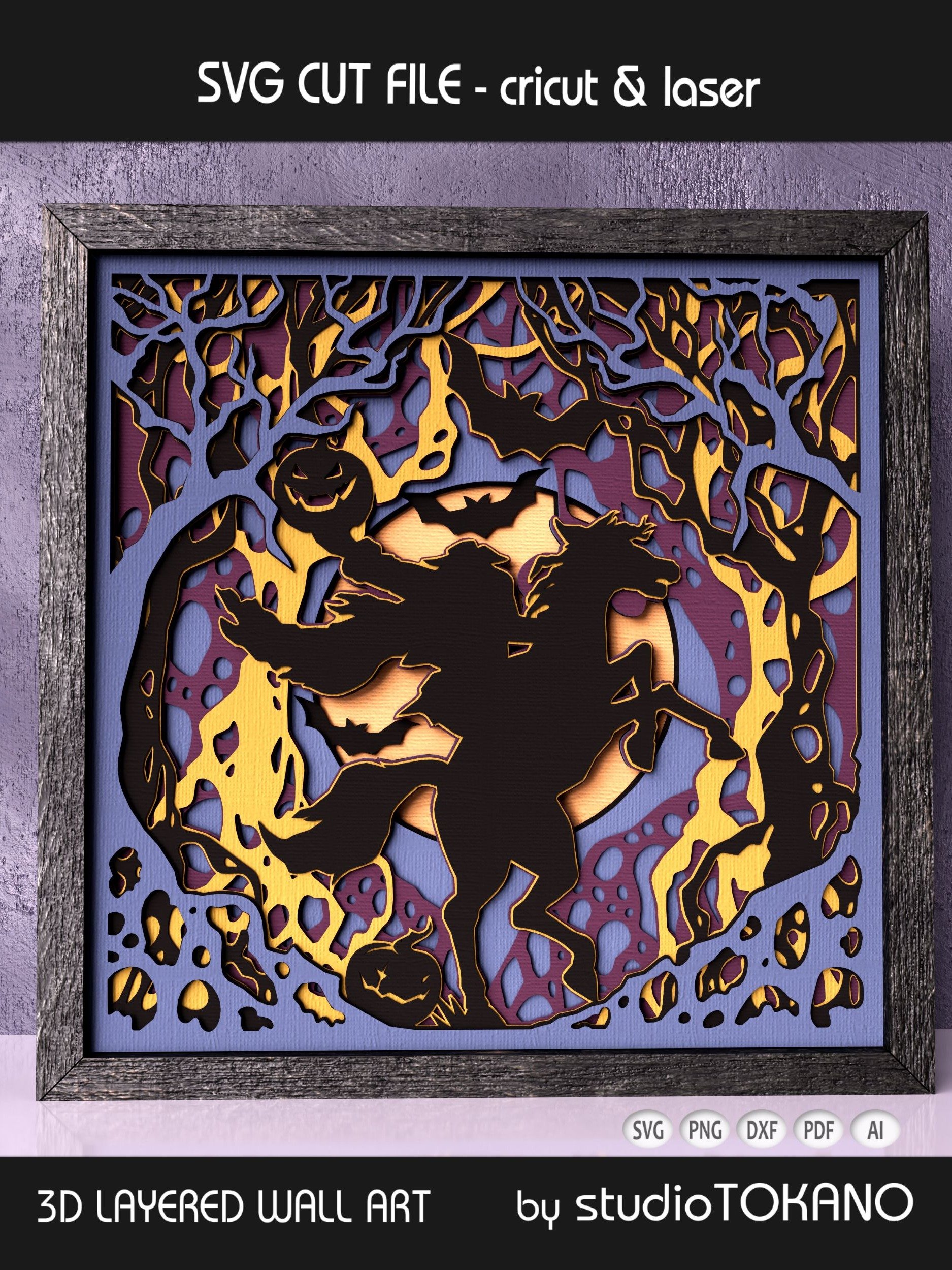 Headless Horseman Shadow Box product image (2)