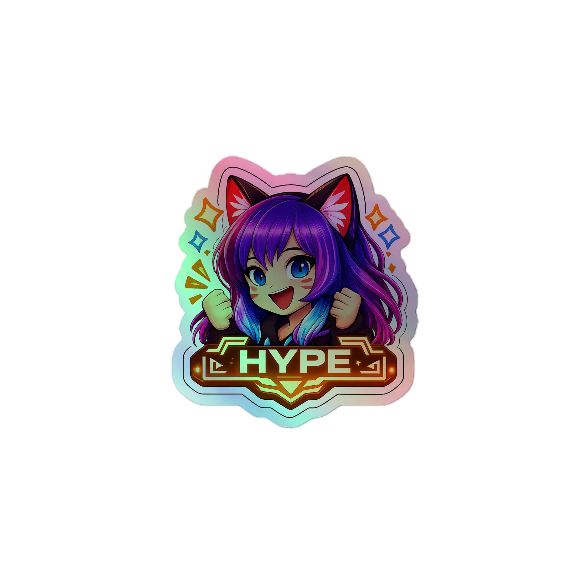 • AKC // Callie Sticker HYPE | Holographic | Callie Emote Badge Series product image (1)