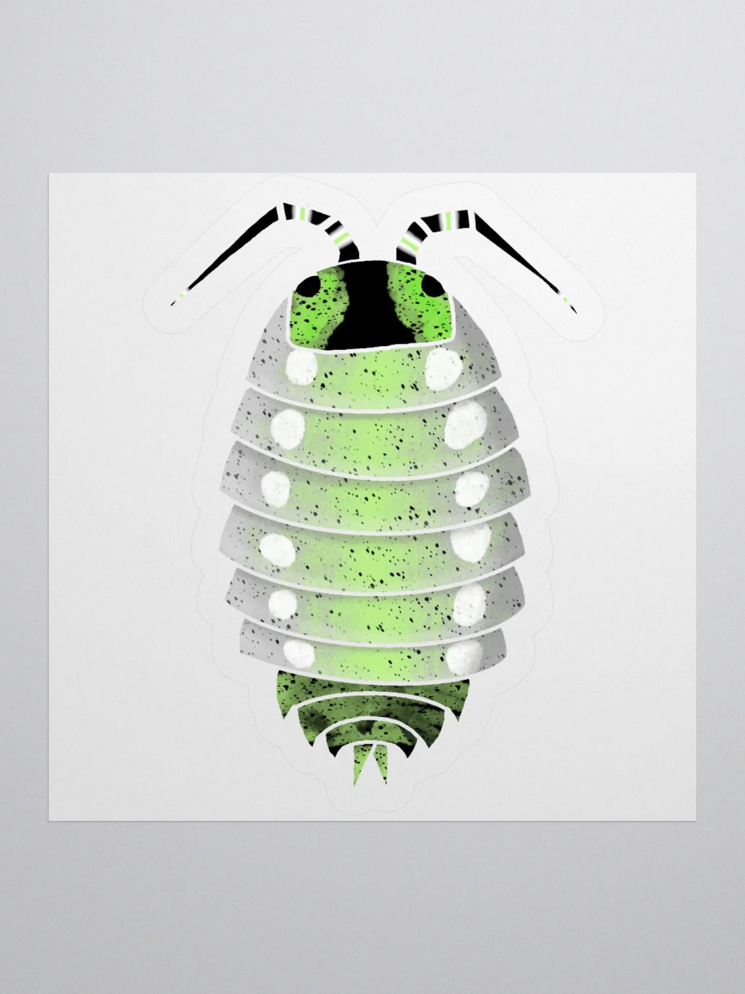 Agender Isopod Sticker product image (4)