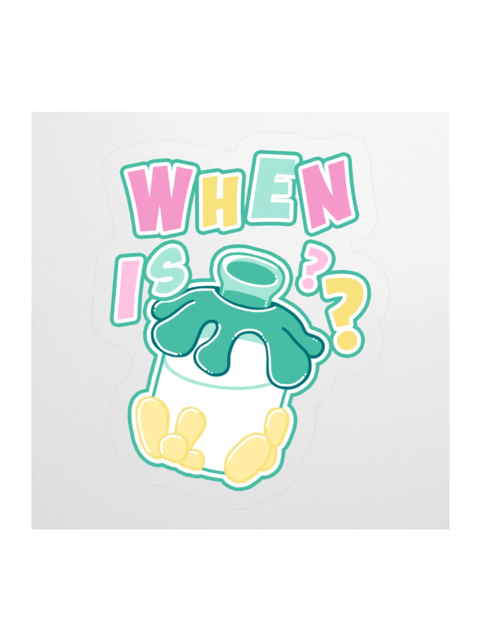 WHEN is Milk?? Stickers product image (1)