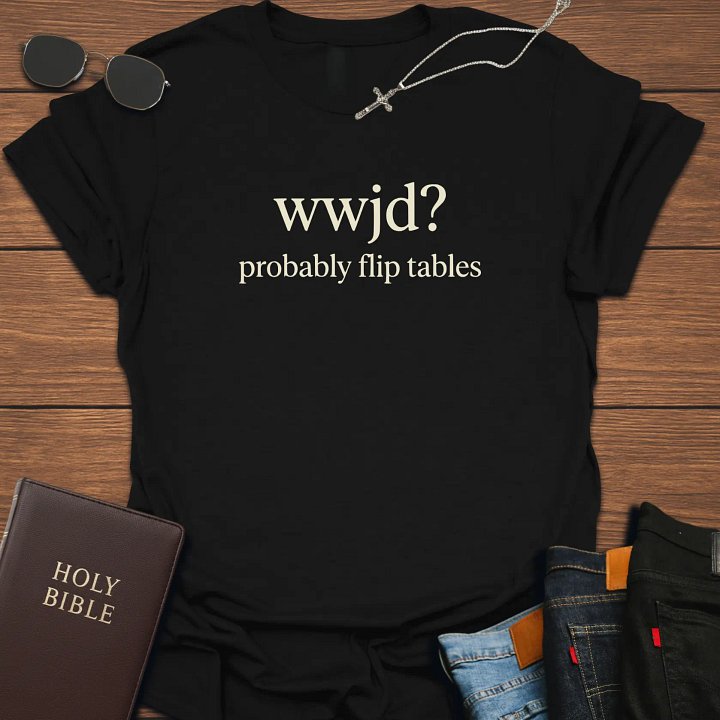 WWJD Funny T-Shirt product image (1)