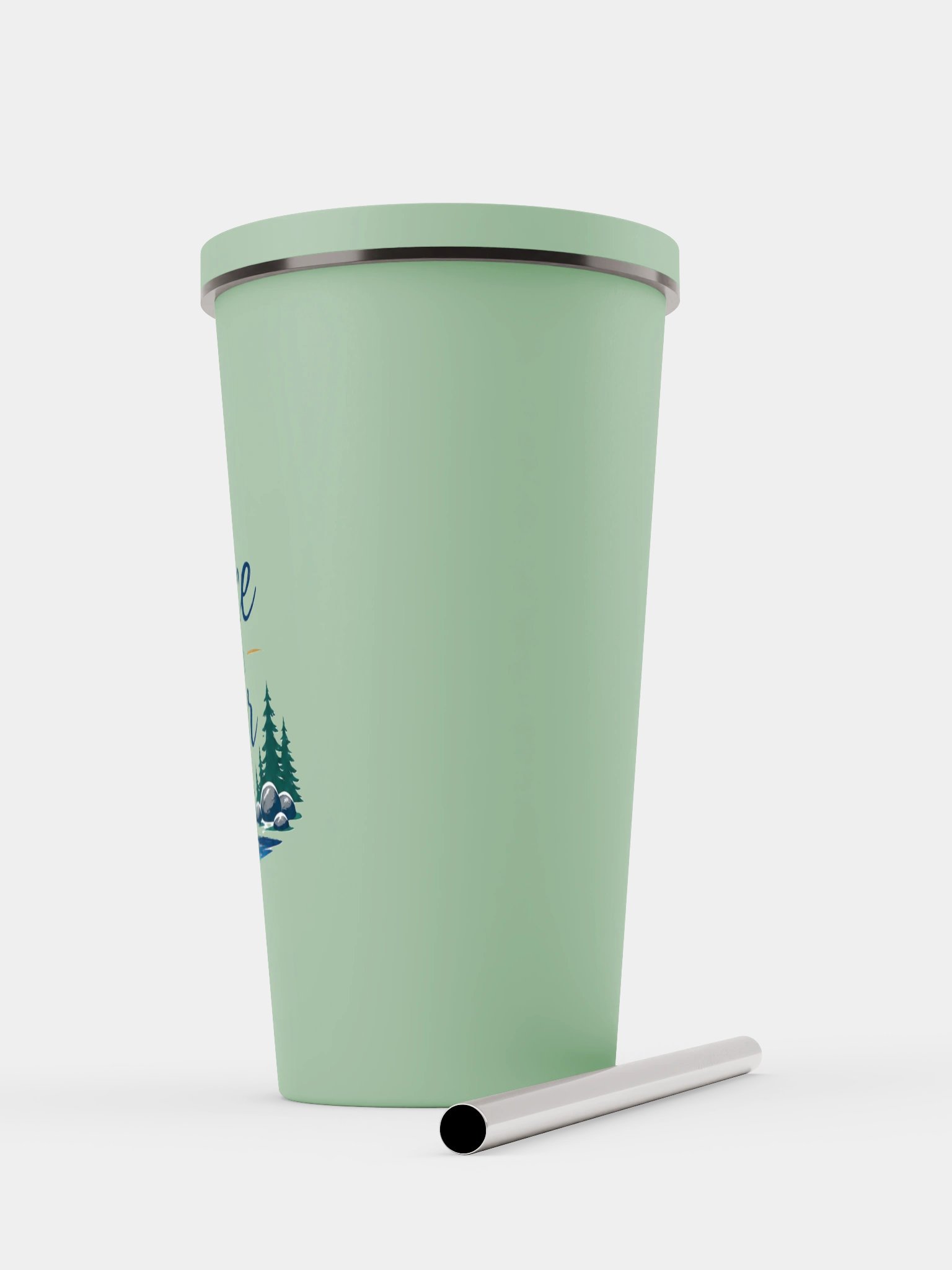 Peace Like a River Insulated Tumbler with Straw product image (5)