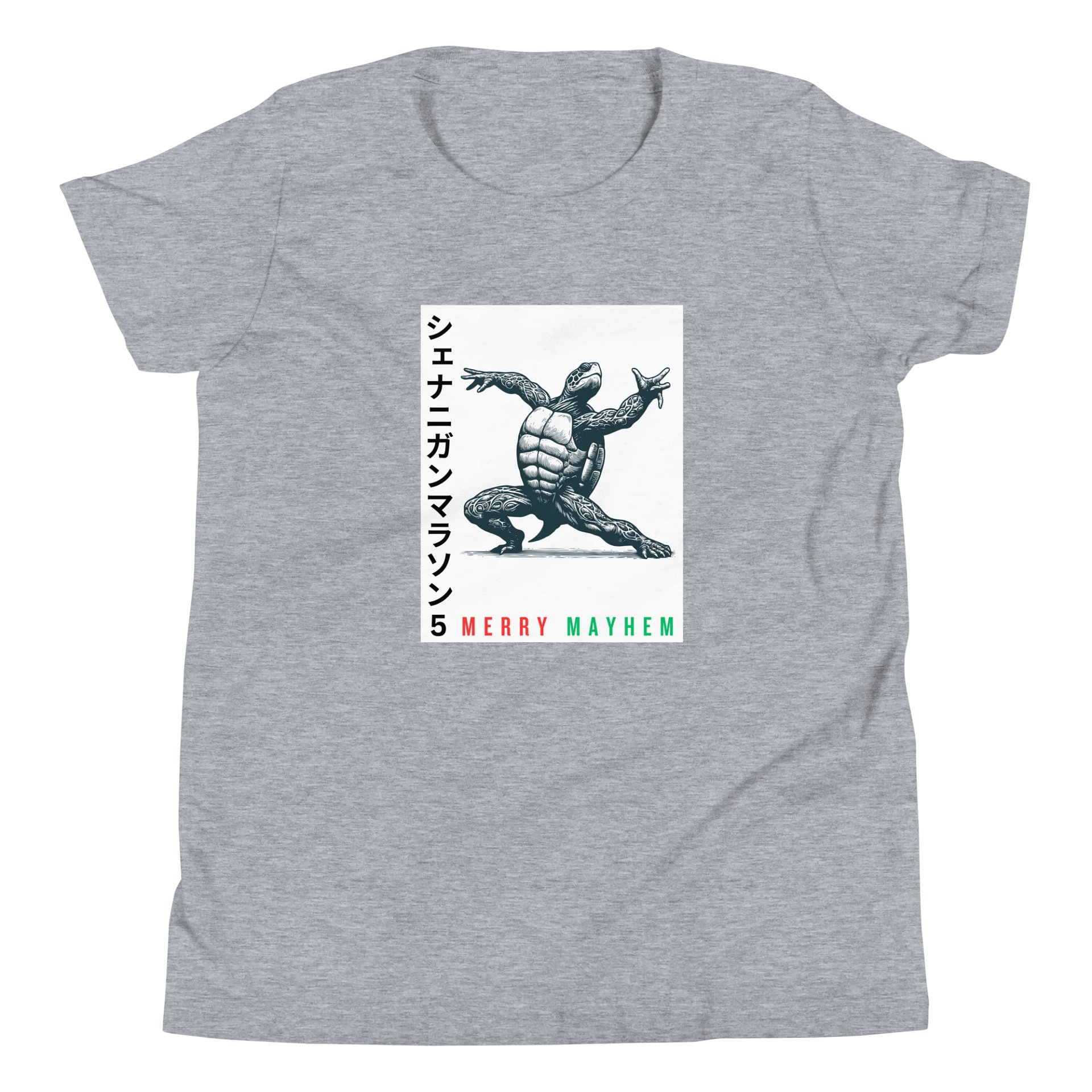 Merry Mayhem Turtle Youth Tee product image (71)