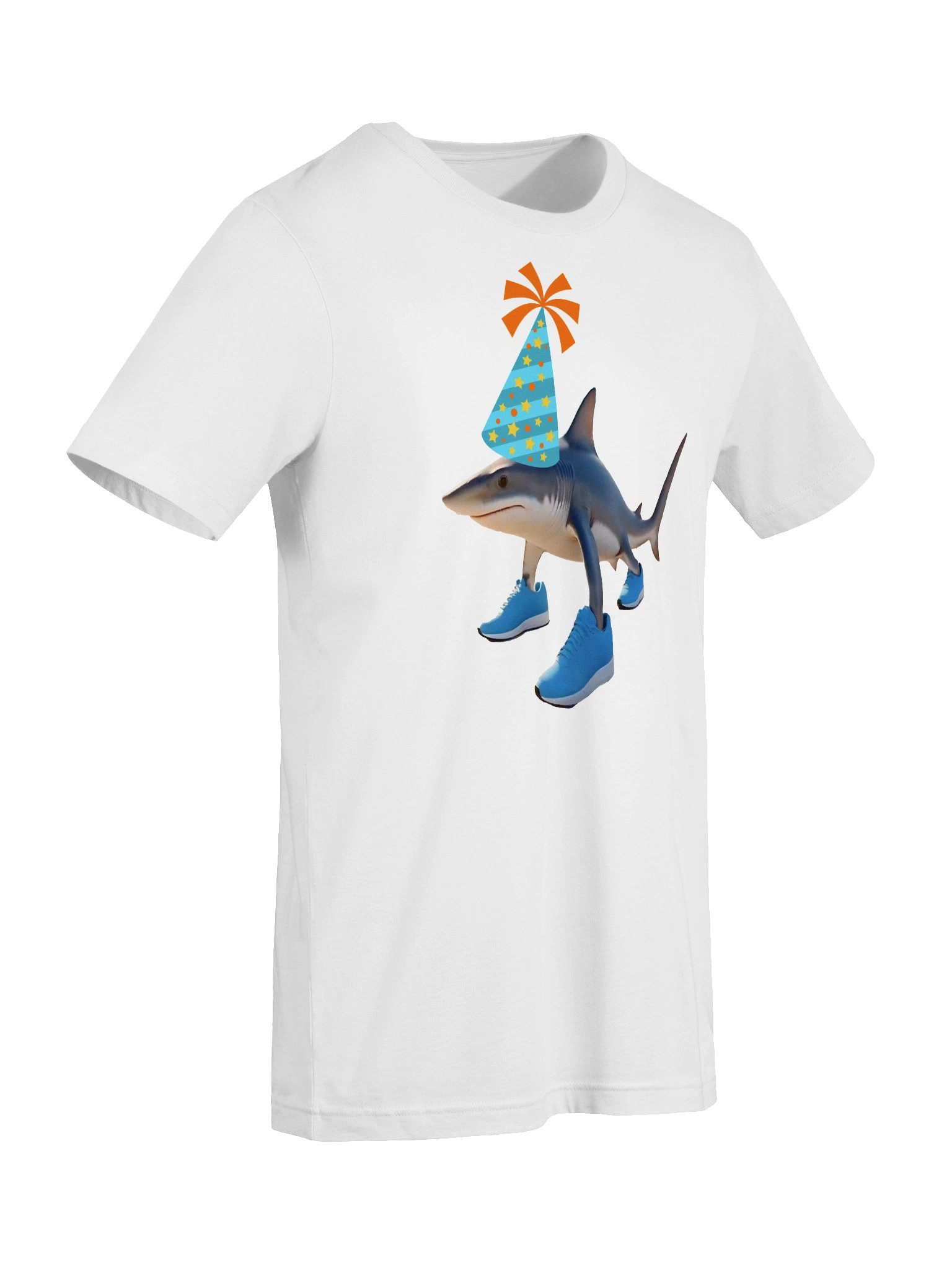 Tralalero Tralala Shark Birthday Hat T-Shirt product image (5)