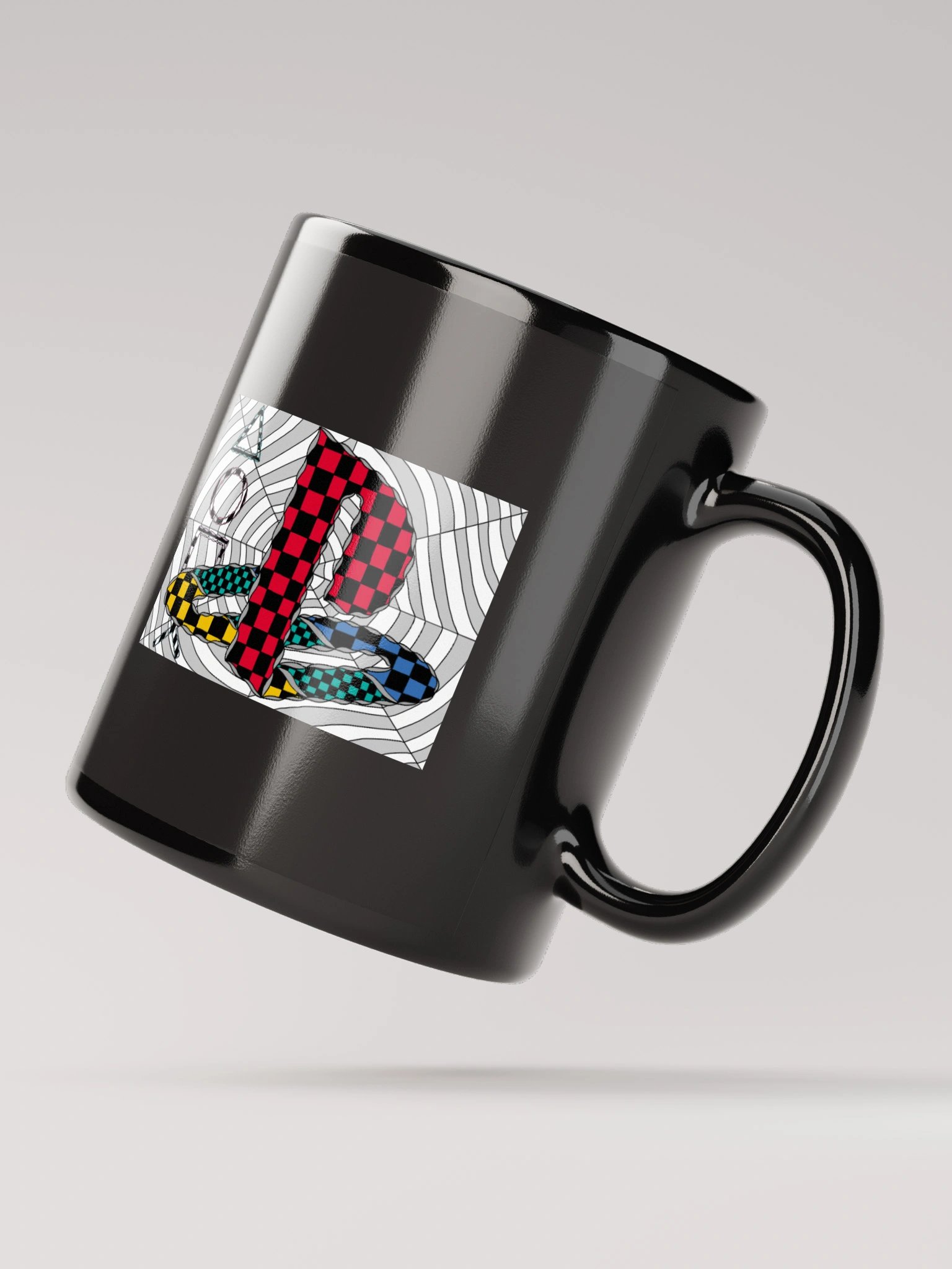 Black Glossy Mug (PlayStation v2) product image (4)
