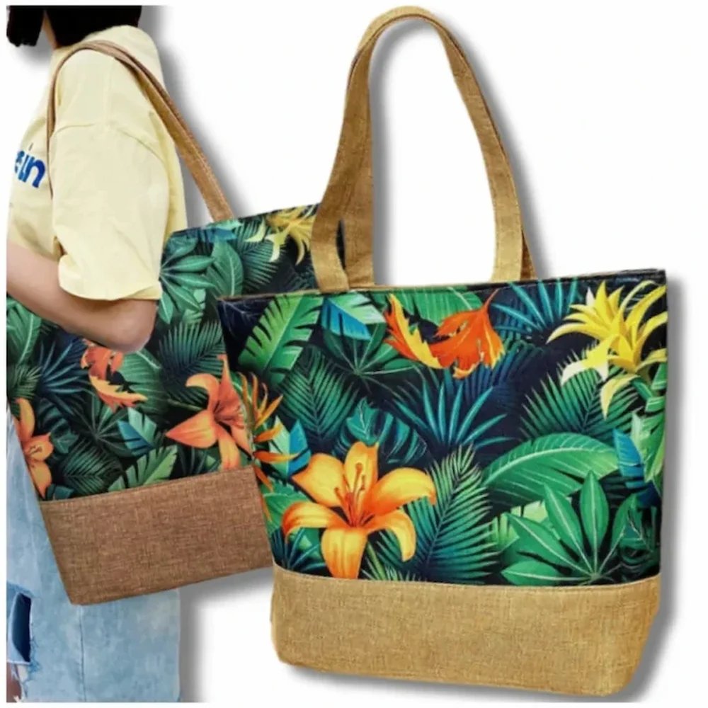 حقيبة يد نسائية قماش خفيفة وعملية مناسبة للعمل والجامعة والسفر product image (11)