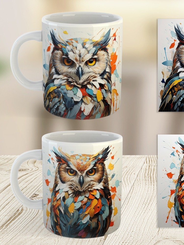 Mystic Plumage Owl Mug product image (20)