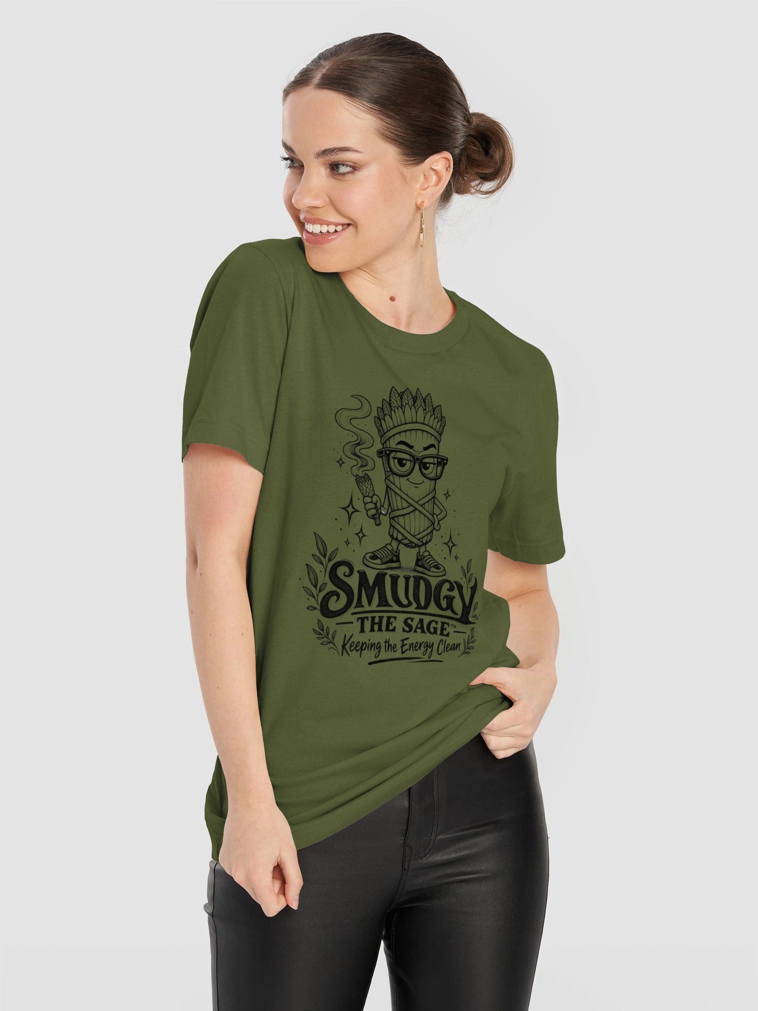 Smudgy the Sage™ – Keeping the Energy Clean T-Shirt product image (6)