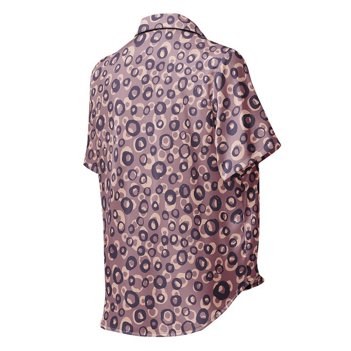 Comfortable Silky Pajama Top with Bold Dreamy Circles Print product image (3)