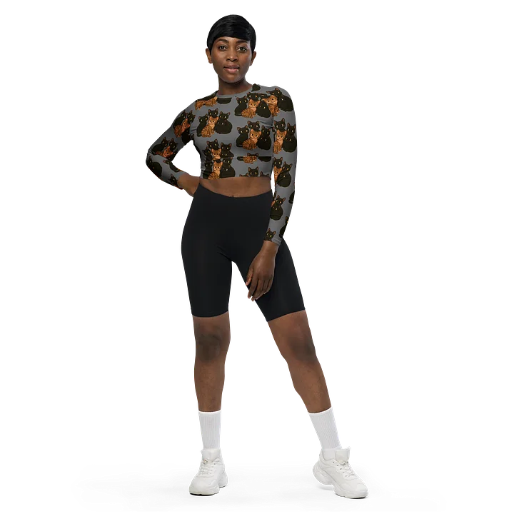 Cat brigade All-Over Print Crop Top product image (1)