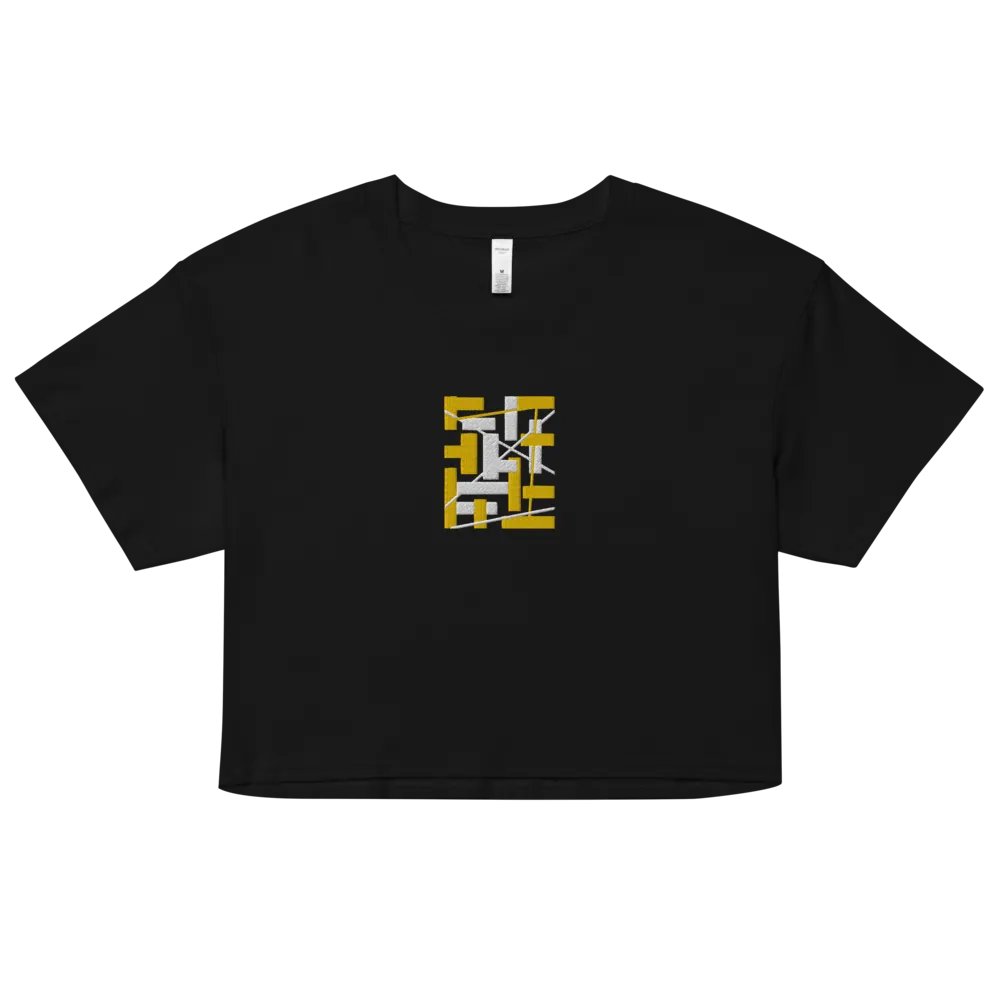 Black Background Golden Geometric Square Rectangle Line Pattern product image (2)