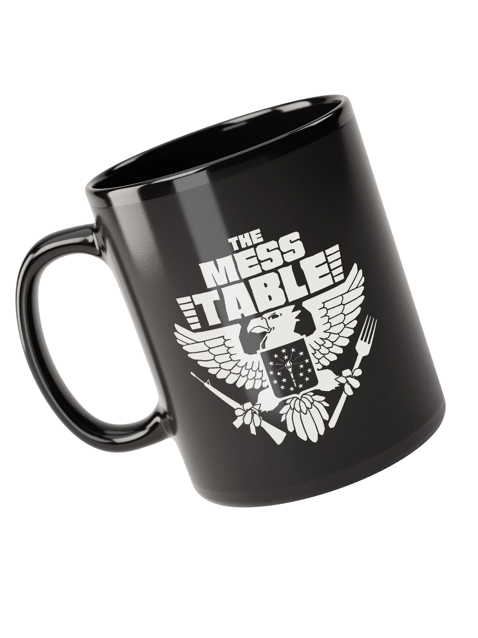 Black Mug with White TMT Logo product image (1)
