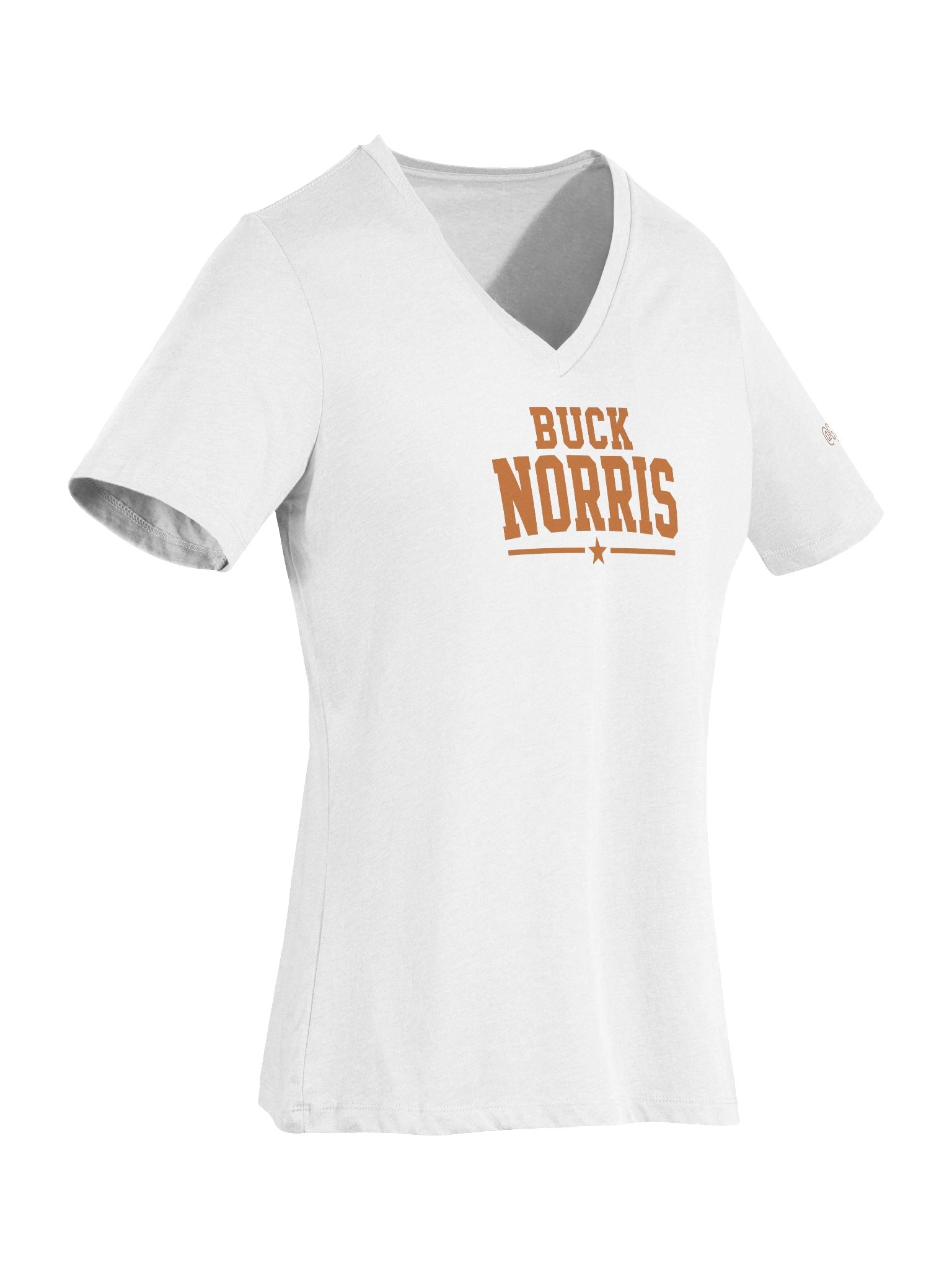 BUCK NORRIS CLASSIC LOGO 2 WOMEN'S V-NECK product image (7)