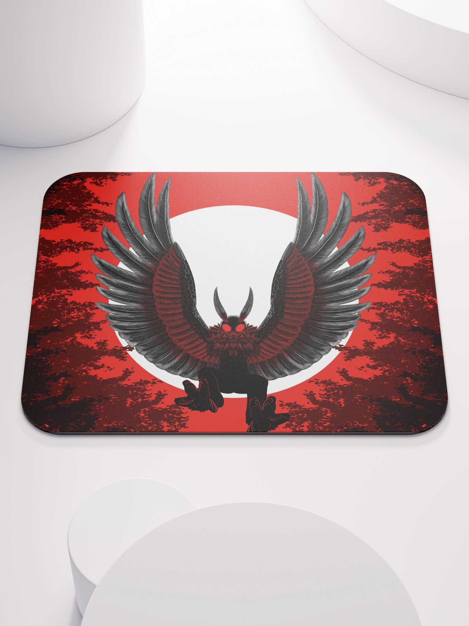 Mothman Moonrise Mouse Pad product image (1)