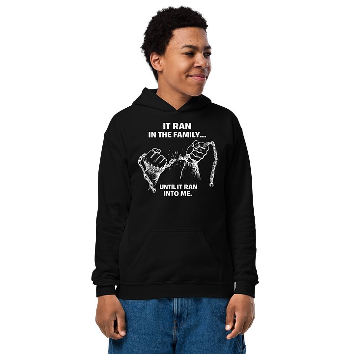 It Ran Into Me Hoodie For Kids From The Generational Shift Collection. Redefining Legacy product image (1)