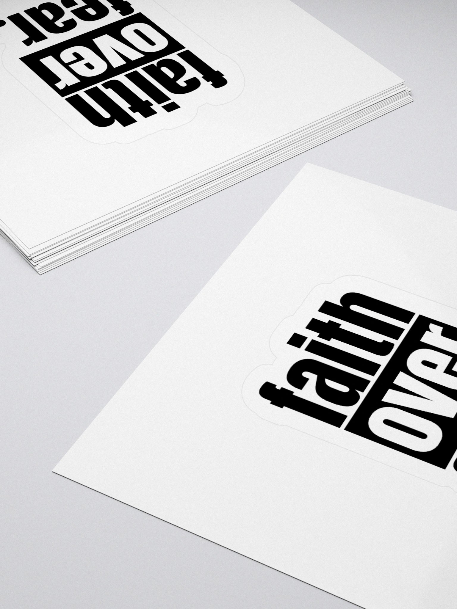Fear Over Fear 3in / 4in Sticker & Decal product image (3)