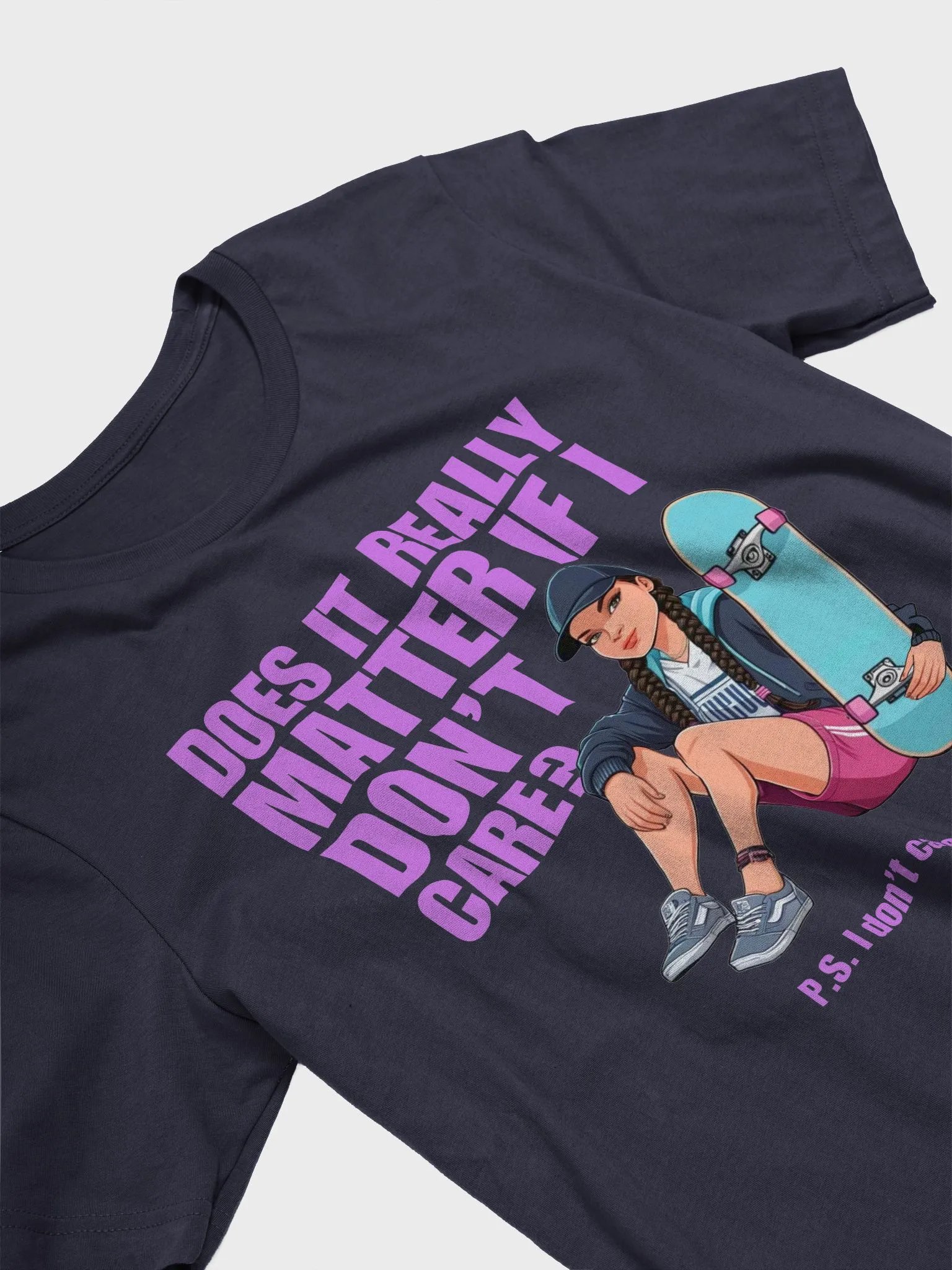 Does It Really Matter If I Don’t Care? – Cotton T-Shirt product image (3)
