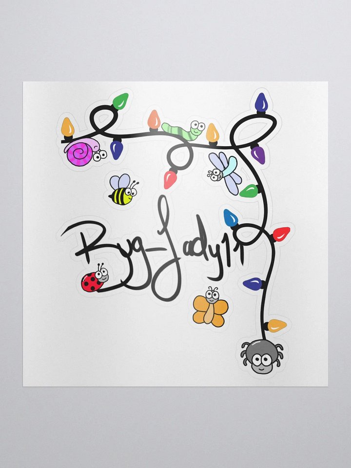 Bug-Lady Special Seasonal Sticker! product image (1)