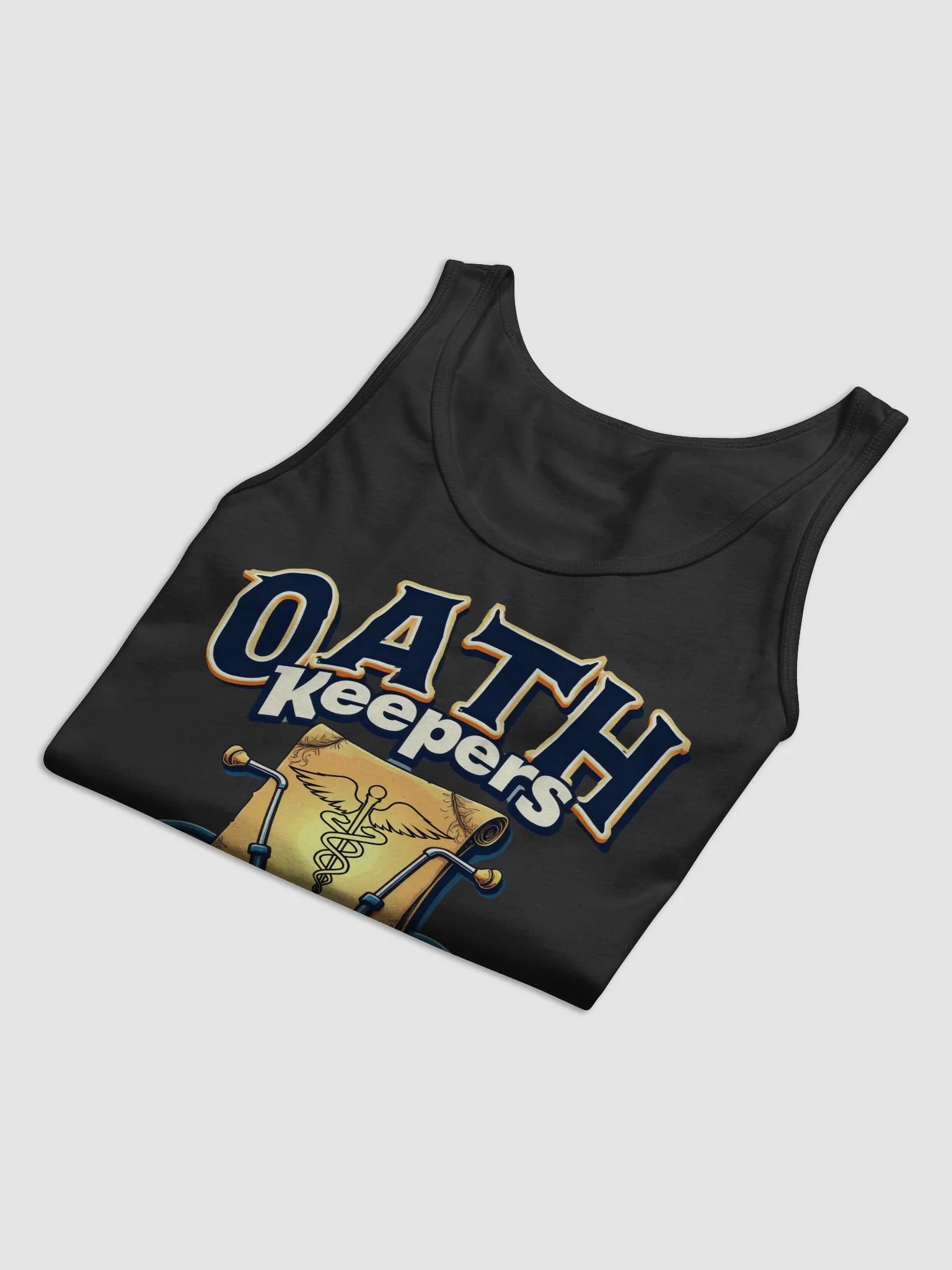 Caduceus Scroll Medical Tank product image (18)