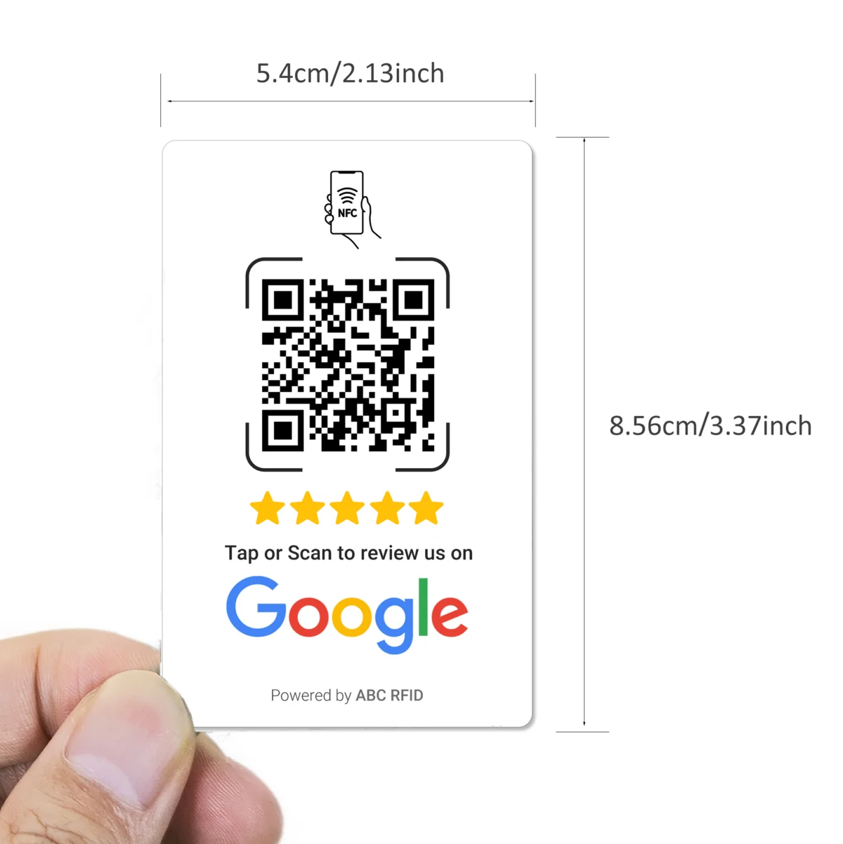 Google Review Card (NFC Tap + QR Code) product image (2)