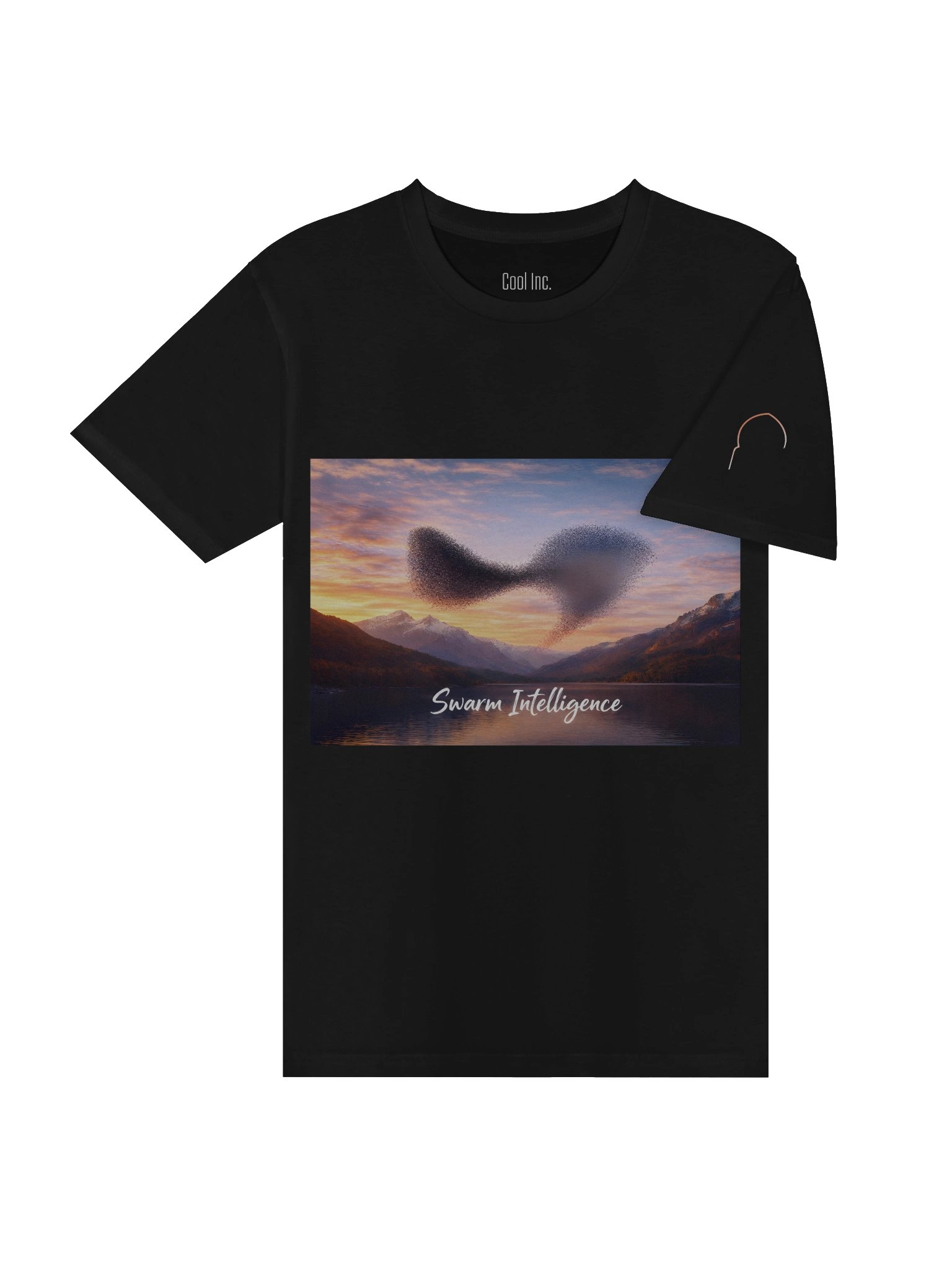 Swarm Intelligence - Murmuration Graphic Unisex T-Shirt product image (4)