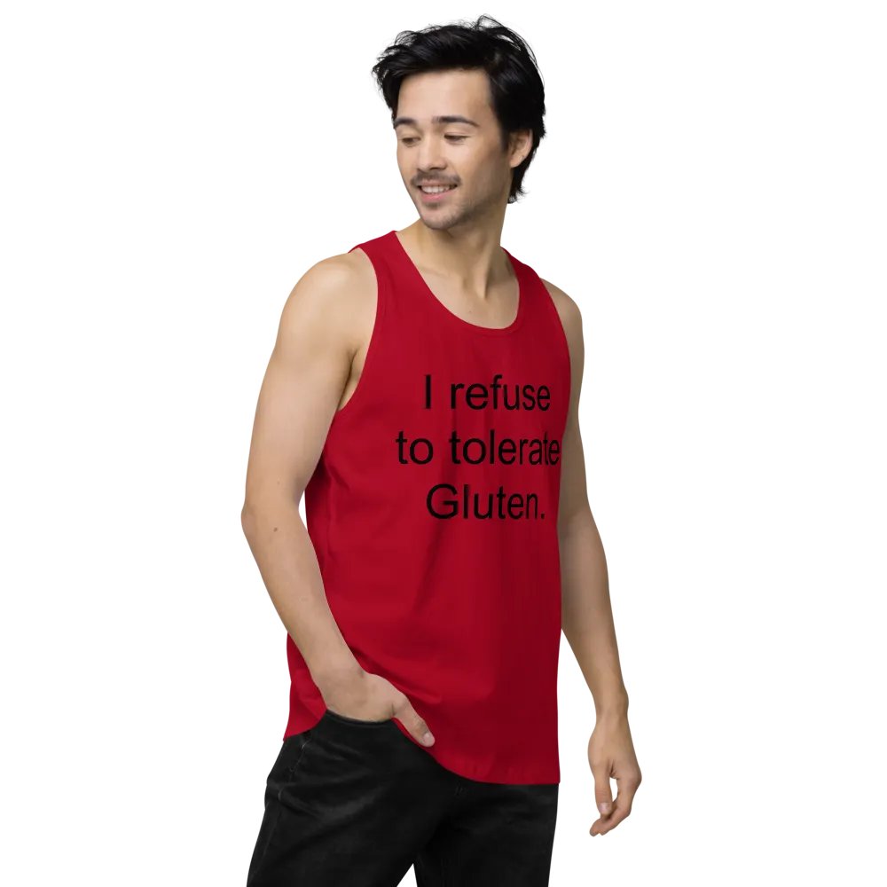 I refuse to tolerate gluten tank top product image (28)