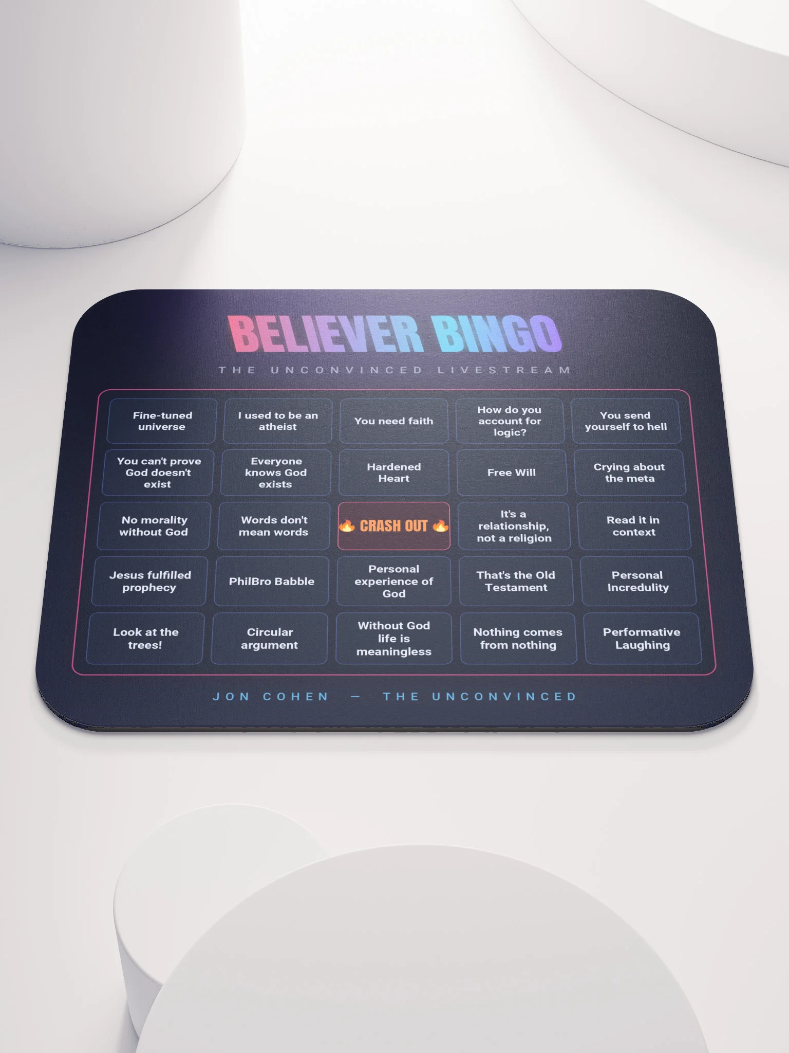 Believer Bingo — Mousepad product image (3)