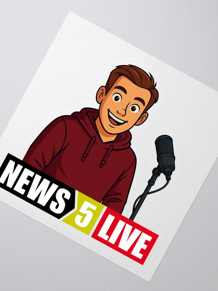 NEWS5LIVE Sticker product image (2)
