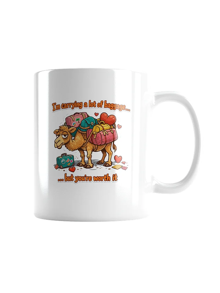 Valentine's Day Gift for Him/Her - "You're Worth It" Camel Mug - Funny Relationship Gift product image (2)