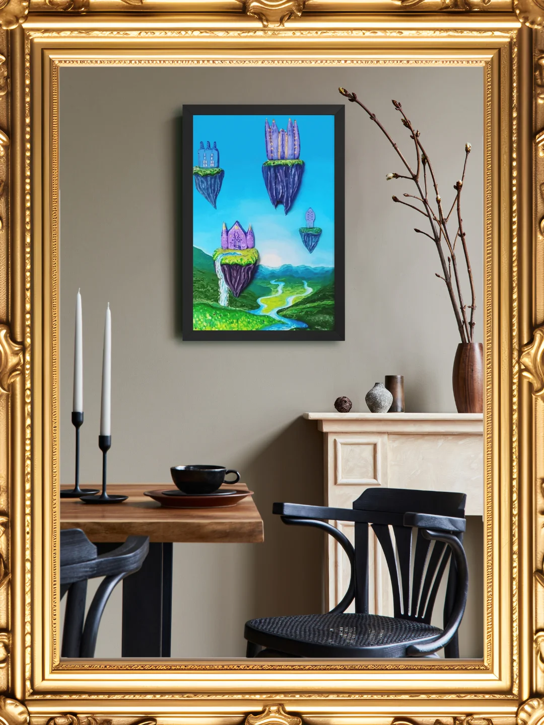 Fantasy World Framed Print product image (5)