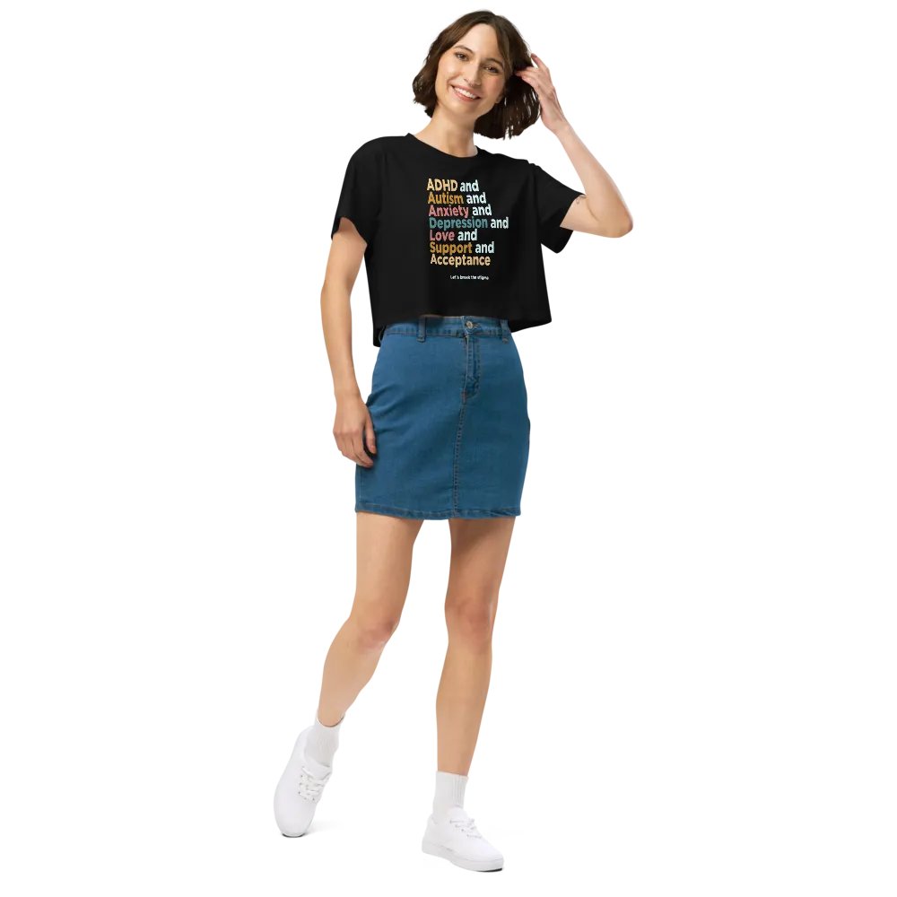 Let's Break The Stigma Crop Top product image (5)