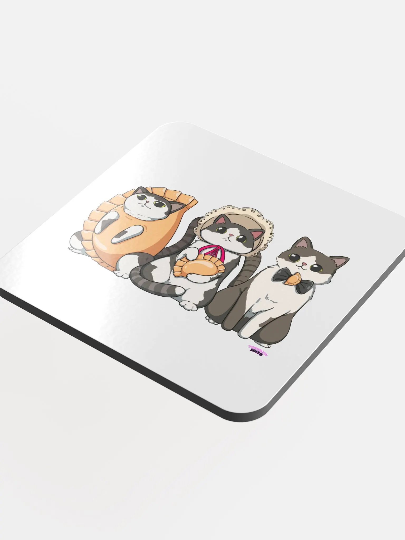 Pierogi Kitties Cork Coaster product image (4)