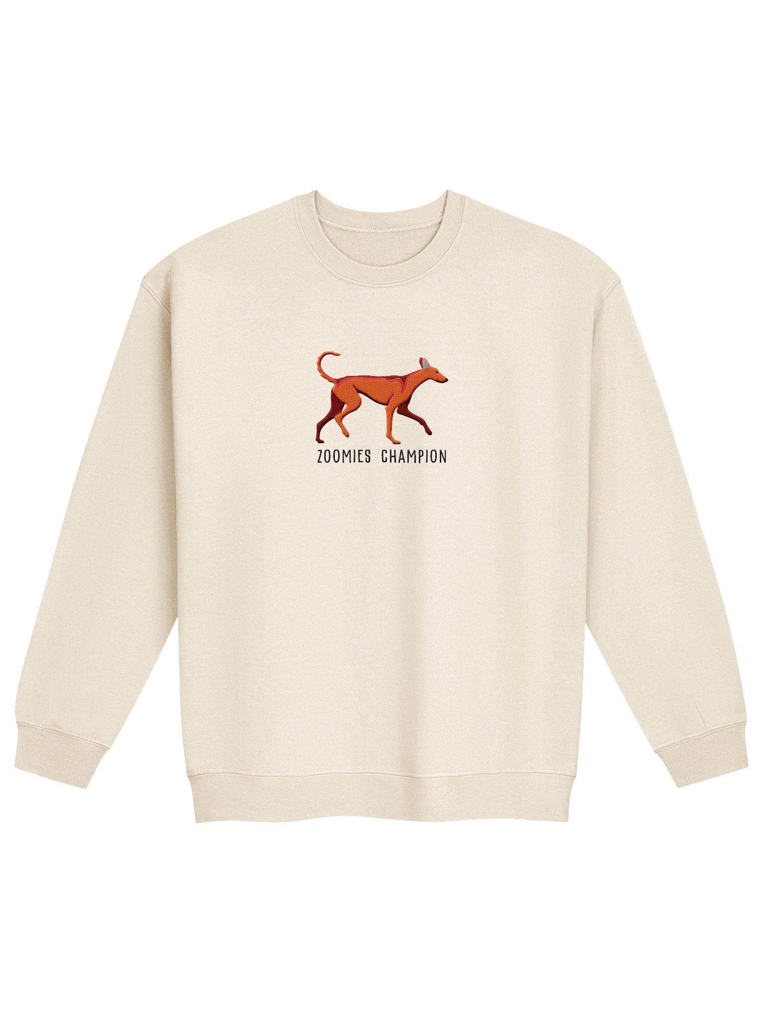 Zoomies Champion Sweatshirt (Embroidered) of an Ibizan Hound(Red) product image (4)
