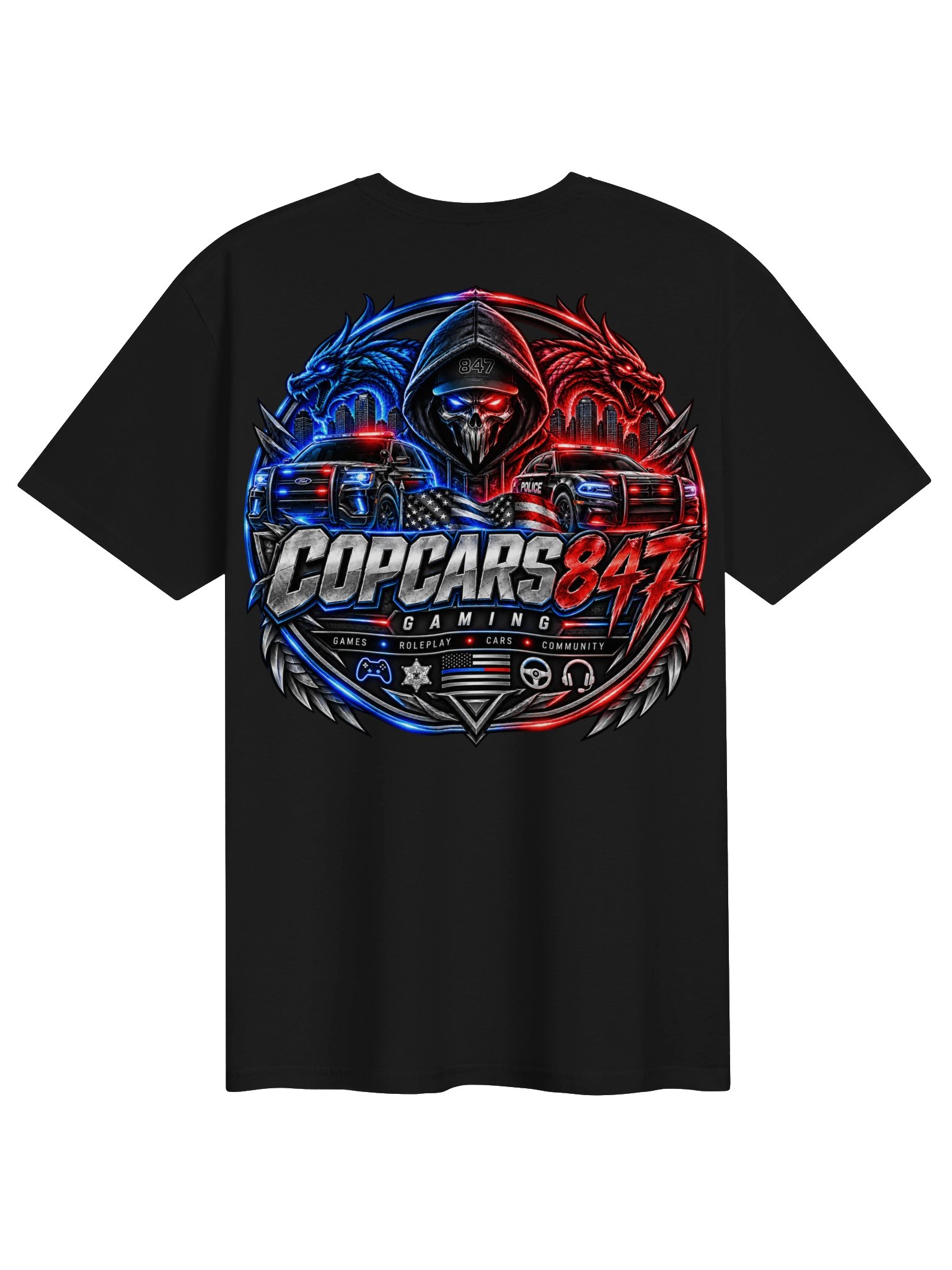 🚔 copcars847 — Code Red Tee product image (2)
