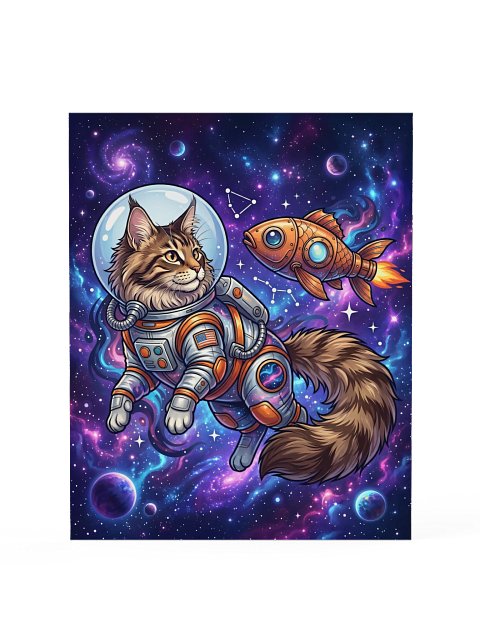 Astro Maine Coon Poster