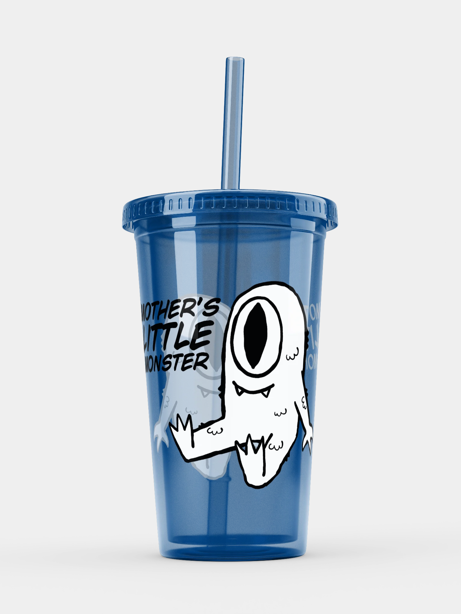Mother's Little Monster Plastic Tumbler product image (5)