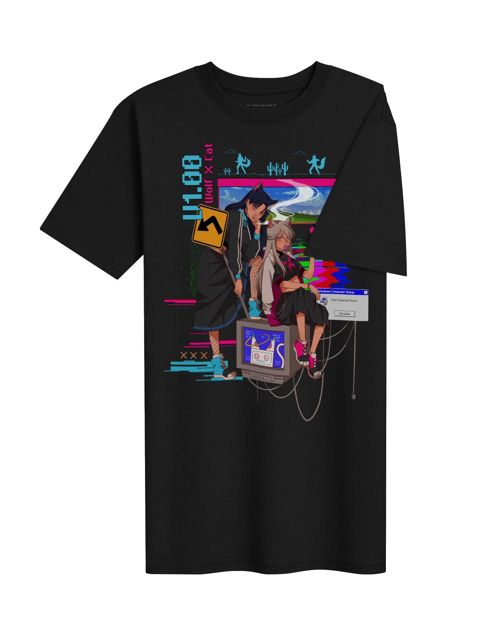 "V 1.00" Heavyweight Tee product image (4)