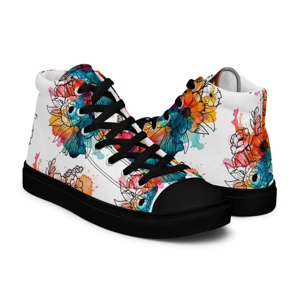 Ink Splash Bouquet High Tops product image (3)