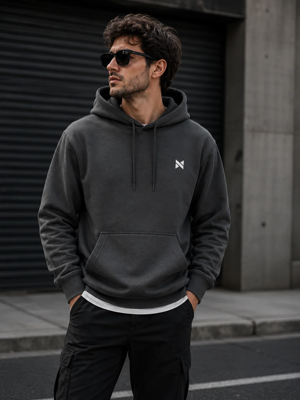 Minimal AQRA Graphic Hoodie product image (2)