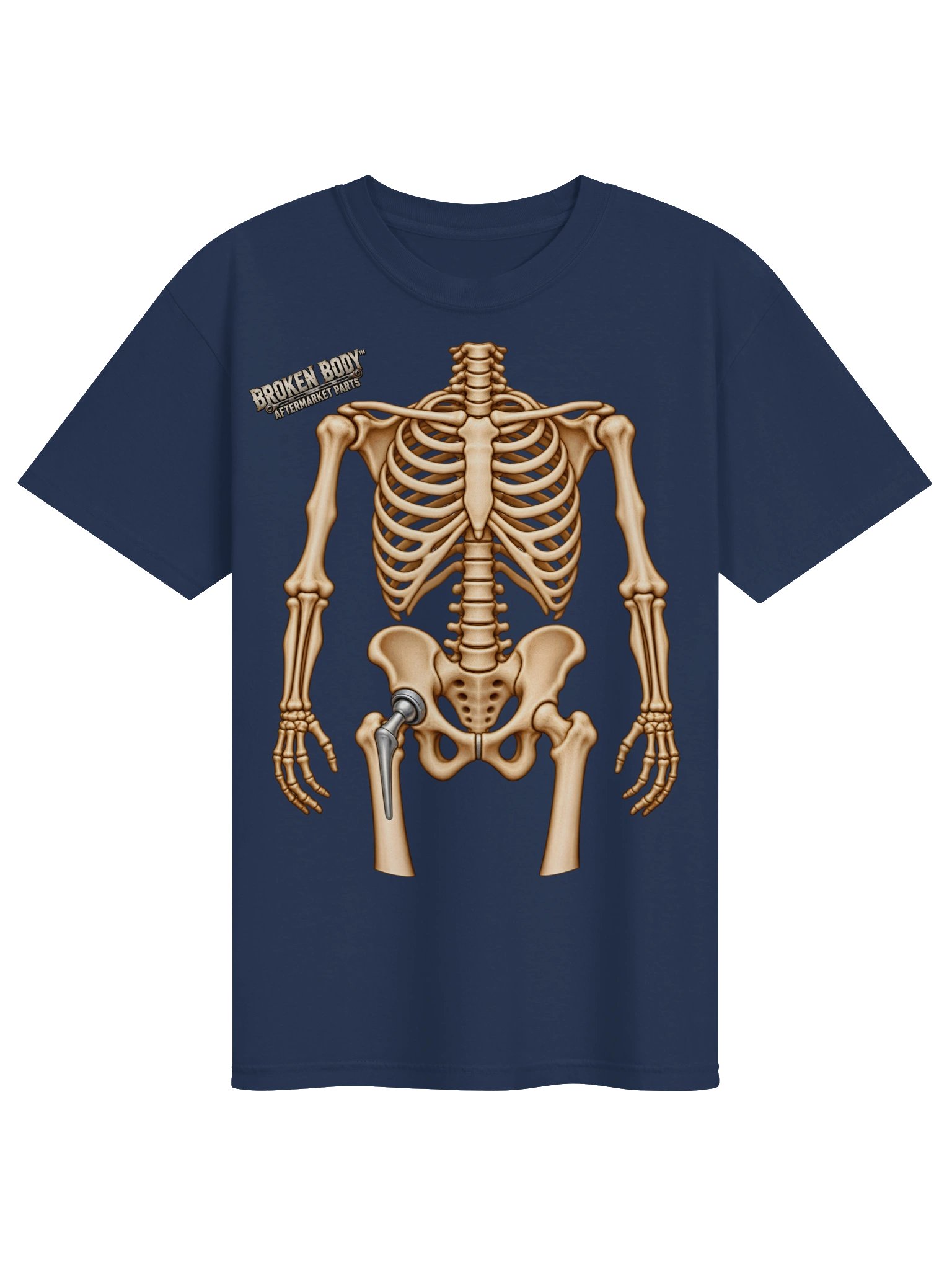 Hip Replacement Shirt — Aftermarket Parts Right Hip Front & Back Tee | Rebuild Shop product image (2)