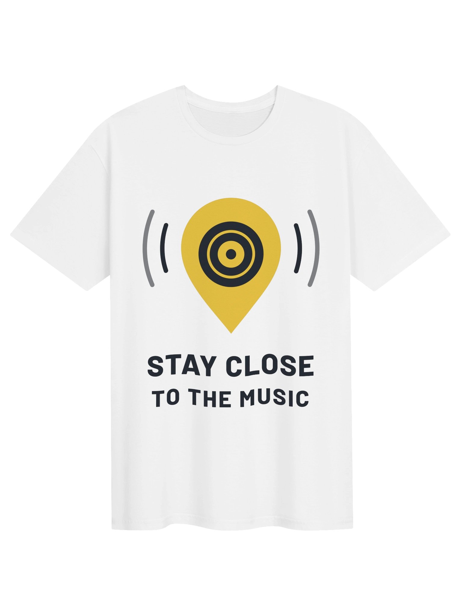 Stay Close to the Music Tee (Classic, White) product image (1)