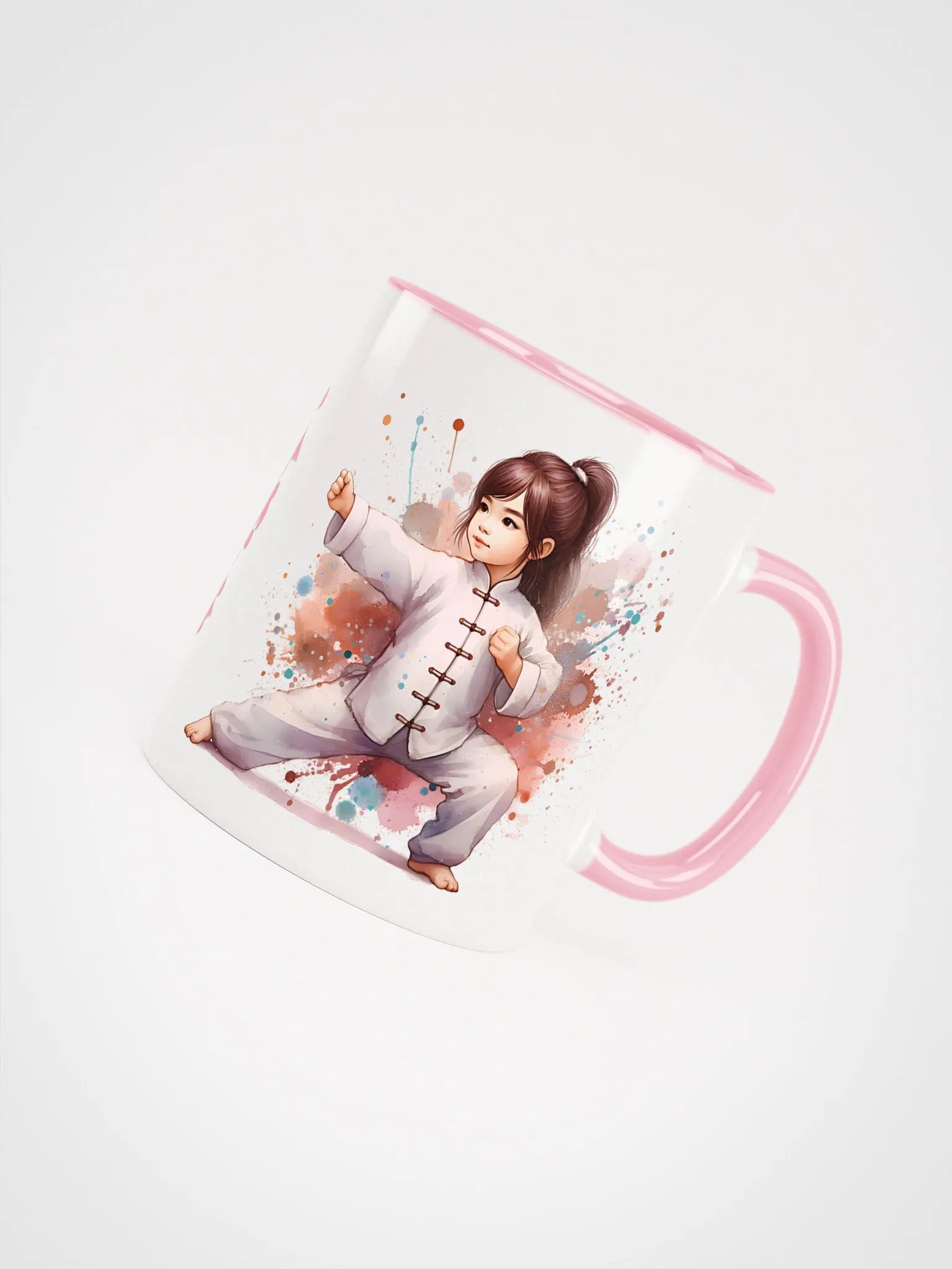Tai Chi Kung Fu Girl Ceramic Mug product image (4)