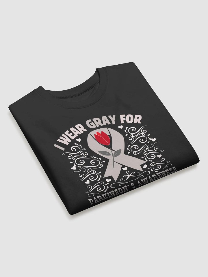I Wear Gray For Parkinson Awareness, Flourish Heritage Sweatshirt product image (12)