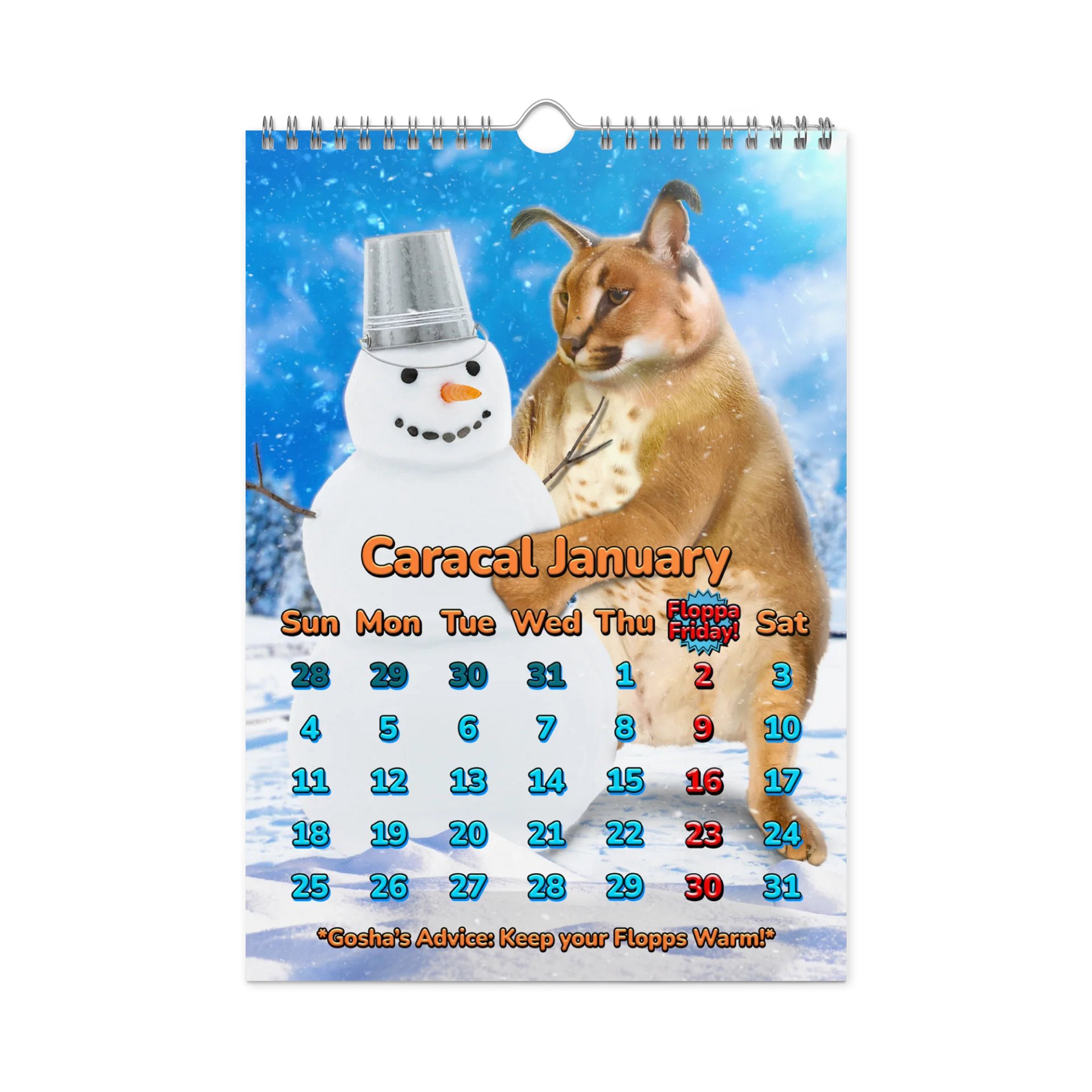 MEDIUM CARACALENDAR 2026 (Limited Edition) product image (6)