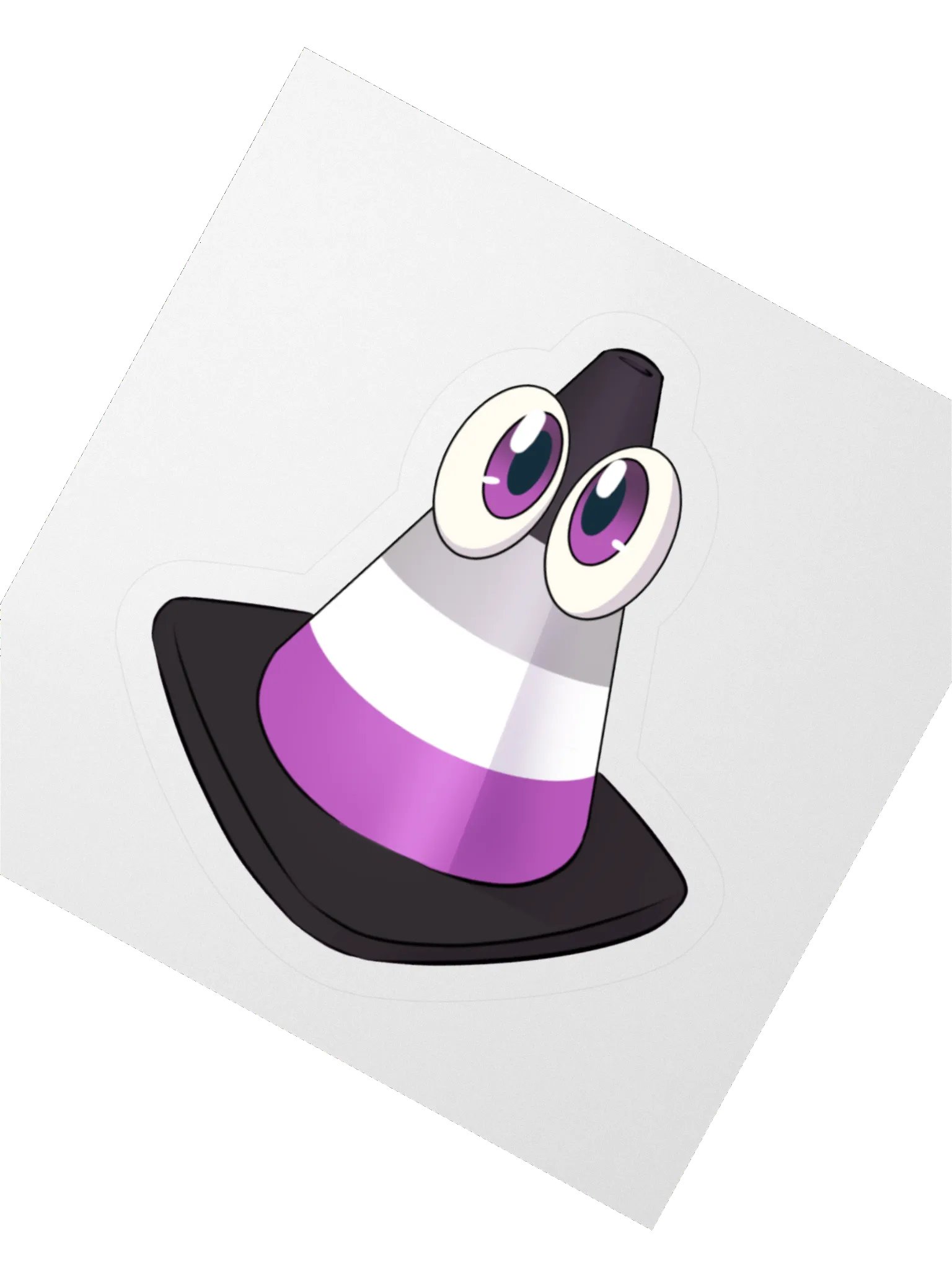 Pride Cone Sticker - Ace product image (2)