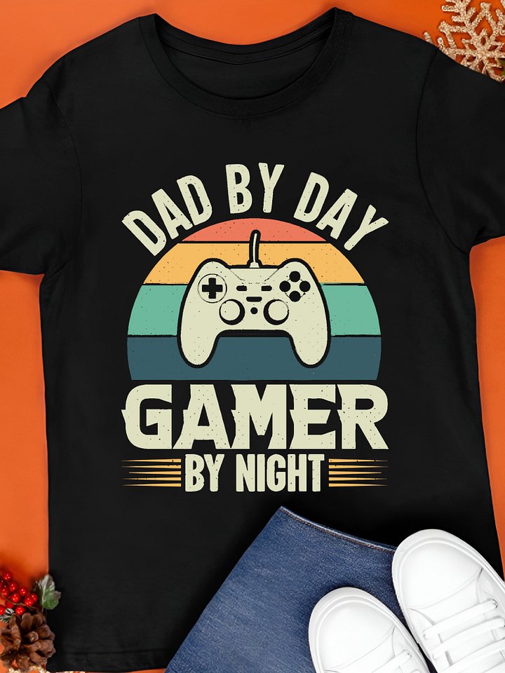 Dad By Day Gamer By Night Shirt product image (1)